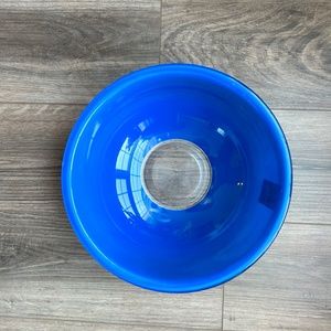 Pyrex #326 Blue Glass Pyrex Mixing Bowl 4L